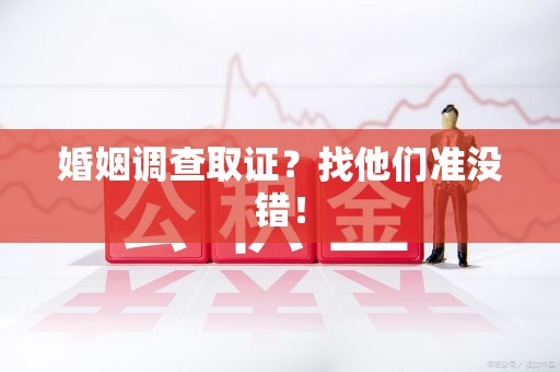 南京婚姻调查取证？找他们准没错！